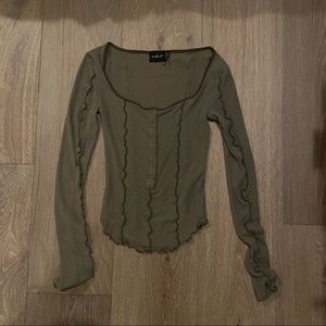 Urban Outfitters Lettuce Long Sleeve Top